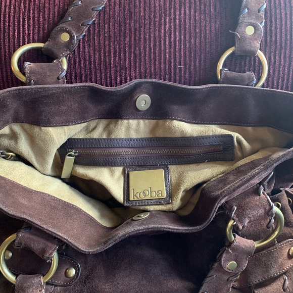 Espresso Suede Kooba bag - Picture 5 of 5